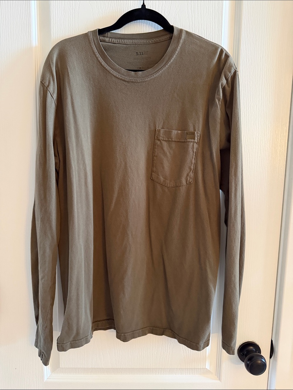5.11 Tactical Long Sleeve Pocket Tee — Olive